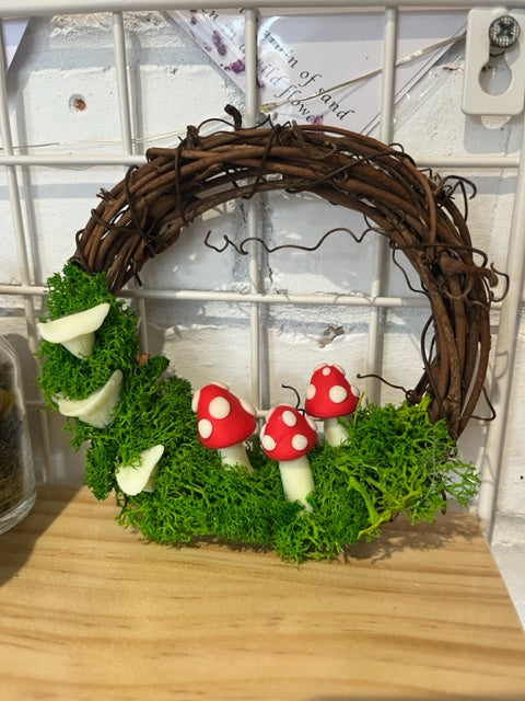 Magical Mushroom wreath
